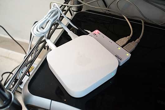 バンガロール  AirMacを使ったWiFiプリントサーバ