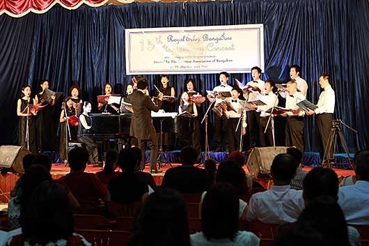 バンガロール 合唱団ロイヤルエコー15周年記念コンサート East Cultural Assosiation