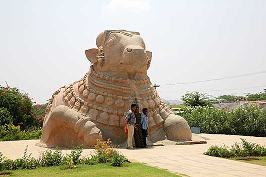 インドで一番大きいNandi(bull)