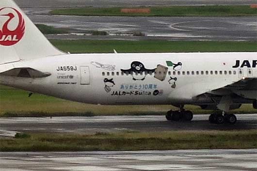 JALカードSuica特別塗装機